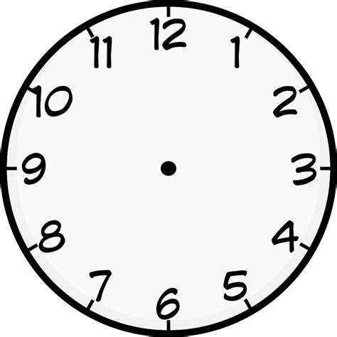 Clock Face Images | Learning Printable