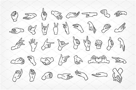 Different hand gestures | Hand gesture drawing, How to draw hands ...