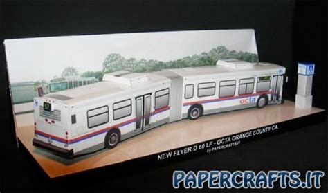 Octa Newflyer D60 Bus Paper Model - by Papercrafts.It -- This nice and ...