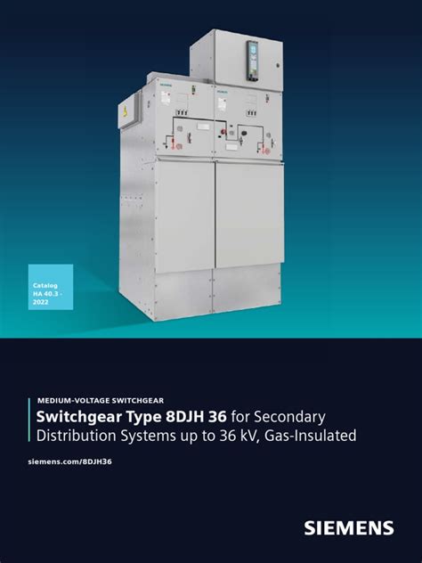 Siemens Switchgear Catalogue-8djh36-En | PDF