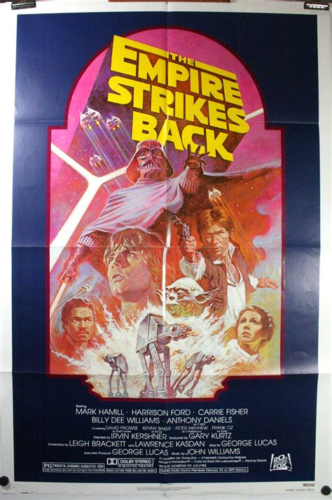 STAR WARS EPISODE V – THE EMPIRE STRIKES BACK,1 Sheet Original1982 Re ...