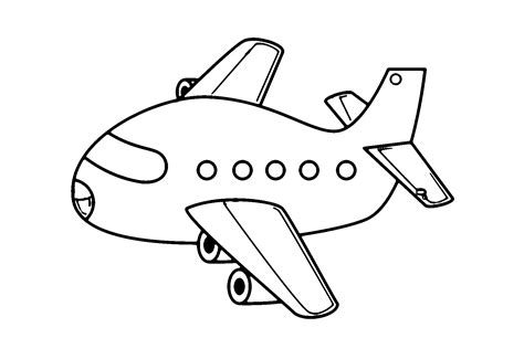 Free Printable Airplane Coloring Pages