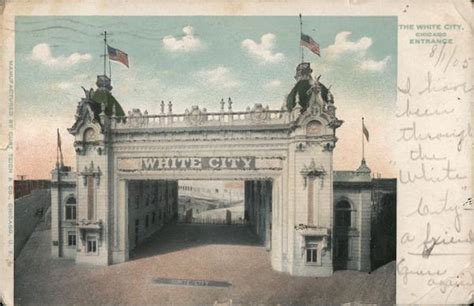 The White City Chicago, IL Postcard