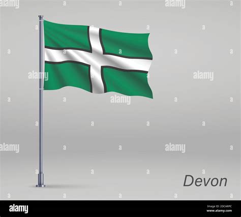 Devon flag pole Stock Vector Images - Alamy