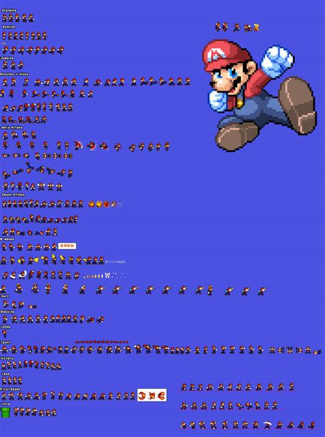 #01 Mario (SSBU Moveset/MLSS Style) by ichsdf on DeviantArt