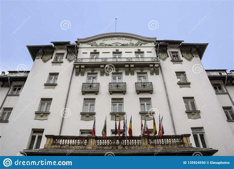 Hotel Palace in Sinaia editorial image. Image of city - 135924550