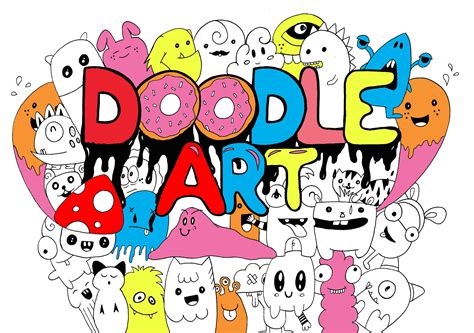 Doodling / Doodle art - Coloring Pages for adults