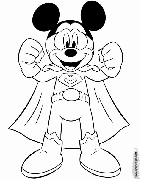 Mickey Mouse Jumbo Coloring Book Coloring Pages