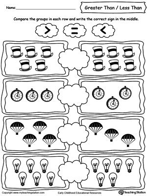 *FREE* Count More or Less Worksheet | MyTeachingStation.com