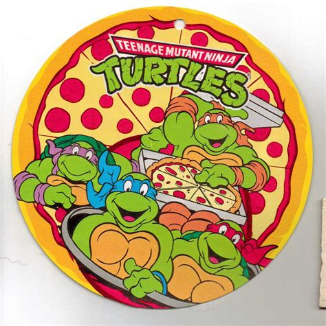 Retro TMNT Pizza Logo Tag Front | rAhZaR-ShArP | Flickr