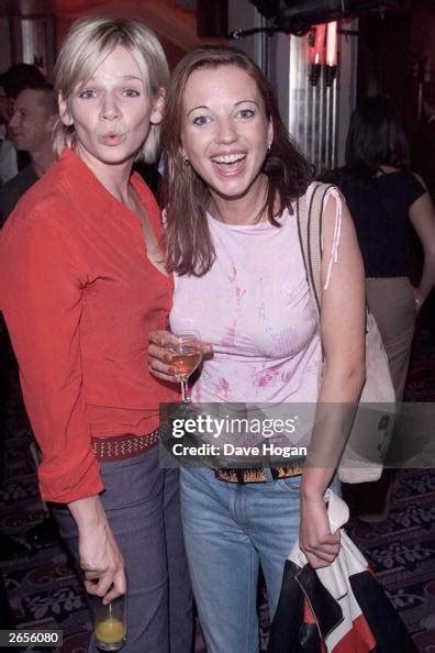 British television presenters Zoe Ball and Sara Cox attend the Heat ...