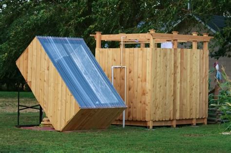 Economical DIY Solar Outdoor Shower - The Owner-Builder Network