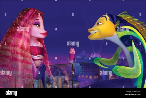 Lola, Angie and Oscar "Shark Tale" (2004) Dreamworks Stock Photo - Alamy