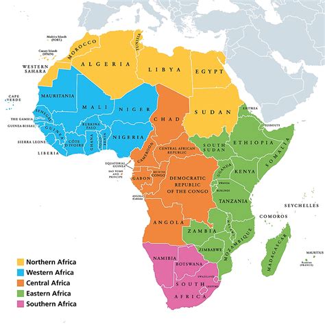 Regions Of Africa - WorldAtlas