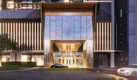 Condominium entrance, Entrance design, Facade design