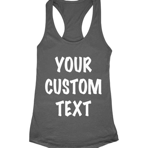 Custom Tank Tops With Your Text or Logopersonalized & Custom | Etsy ...