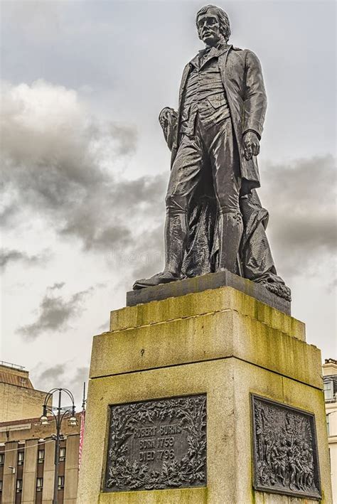 Robert Burns Statue stock image. Image of architecture - 87851985