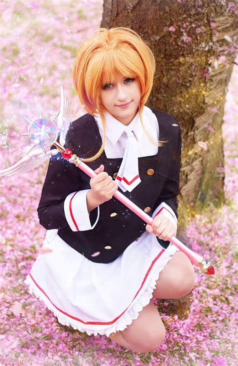 CardCaptor Sakura Cosplay, Junior High School Uniform with New Stick by ...