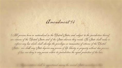 Equal Protection Clause of the Fourteenth Amendment - History