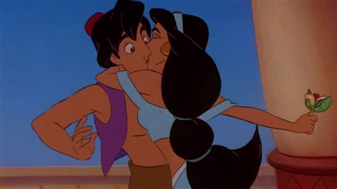 Image - Aladdin and Jasmine Kiss (2) - The Return of Jafar.jpg | Disney ...