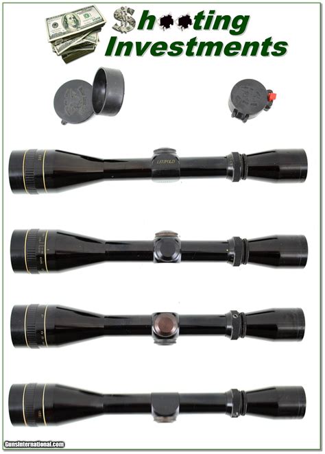 Leupold Vari-X II scope 3-9 x 40 AO gloss covers