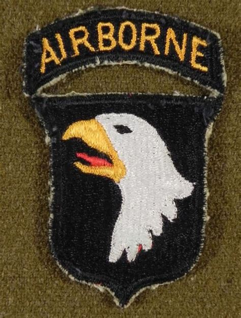 WWII ERA 101ST AIRBORNE PATCH-ORIG-SCREAMING EAGLES