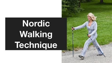 Nordic Walking Technique - YouTube