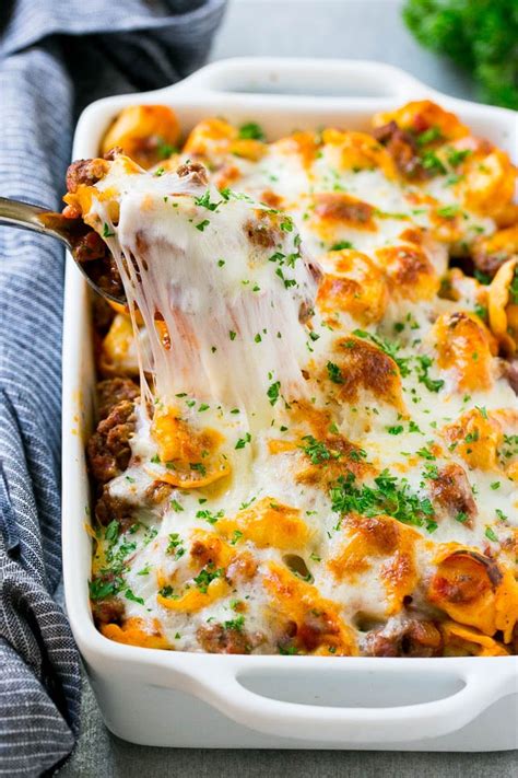 Baked Tortellini with Meat Sauce | Recipe Cart