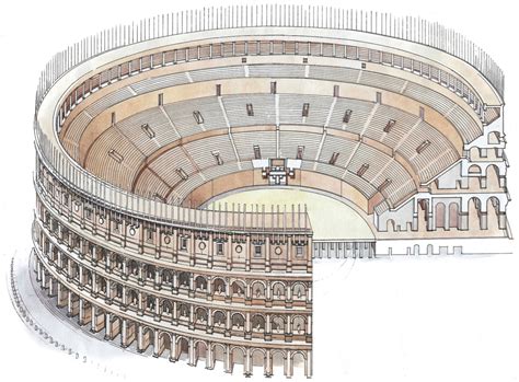 Amphitheater architecture, Architecture drawing, Fantasy art landscapes