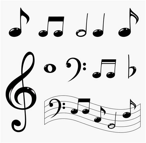 Music Notes Drawing Easy, HD Png Download , Transparent Png Image - PNGitem