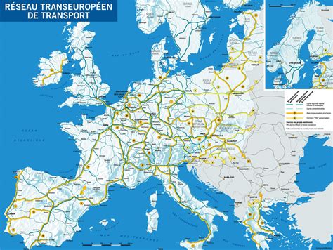 Carte Des Autoroutes En Europe | My blog | Carte, Europe