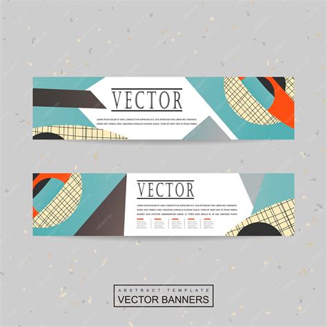 Premium Vector | Collage style banner template design