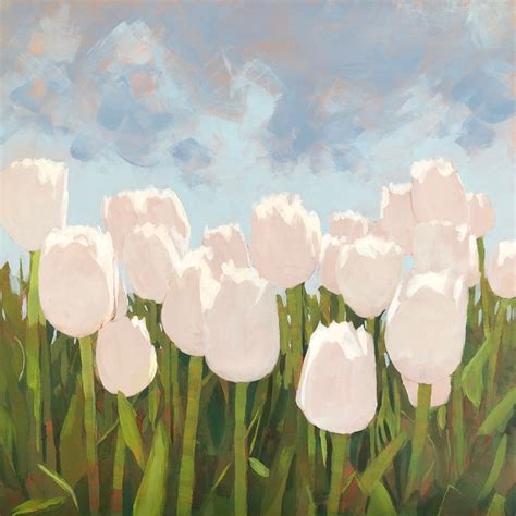 White Tulips — Jim Musil Painter | White tulips, Tulips art, Painting