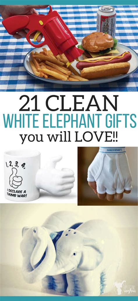 21 CLEAN White Elephant Gifts You Have to Try - Uplifting Mayhem