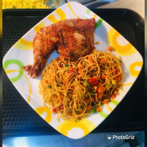 Jollof Spaghetti And Chicken/turkey - Food - Nigeria