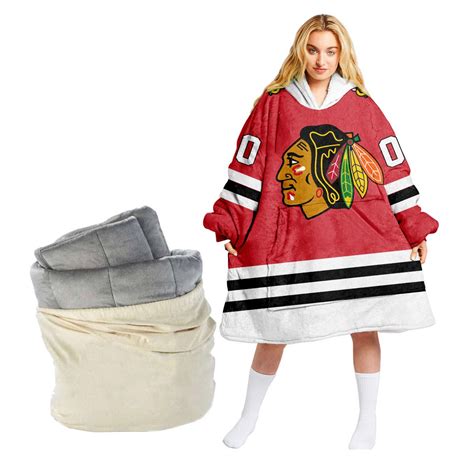 Personalized NHL Chicago Blackhawks Retro Classic Oodie Blanket Hoodie ...