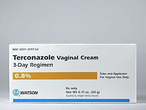 Terconazole 0.8% Cream - Generic Terazole 3 (20gm) - Prescriptiongiant