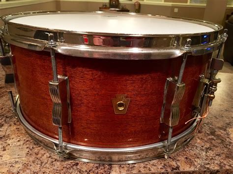 WFL snare drum, 6x15. Stamped September 17, 1955. | Ludwig drums, Drums ...