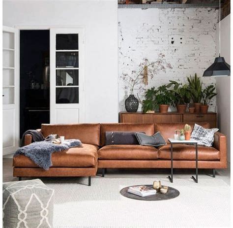 30+ Decorating Ideas With Brown Leather Sofa - DECOOMO