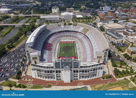 Aerial Views of Ohio Stadium on the Campus of Ohio State University ...