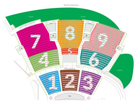 Usana Amphitheater Seating Map | Cabinets Matttroy