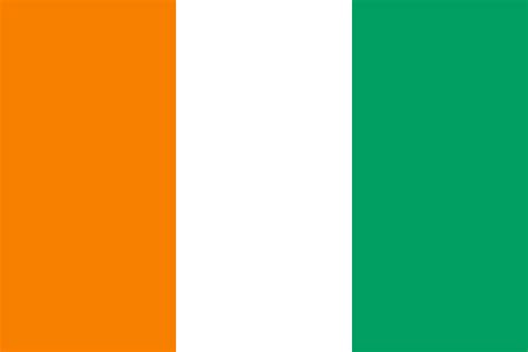 4 countries with green, white and orange flag - Flagsmore.com