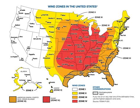 Wind Zones in the U.S. | Building America Solution Center