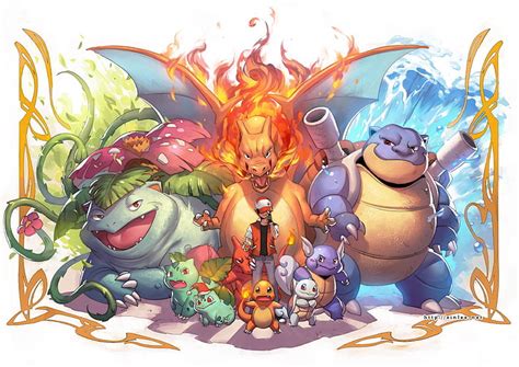 HD wallpaper: Pokemon digital wallpaper, Pokémon, Pokemon: Red and Blue ...