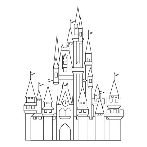 Here’s A Quick Way To Solve A Info About How To Draw The Disney Castle ...