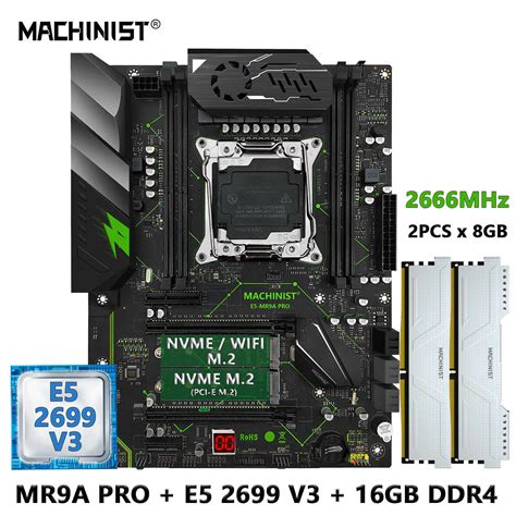 MACHINIST E5 2699 V3 2024 ATX Motherboard LGA 2011 Kit With DDR4 16GB ...