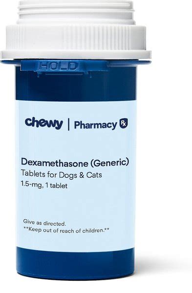 DEXAMETHASONE (Generic) Tablets for Dogs & Cats, 1.5-mg, 1 tablet ...