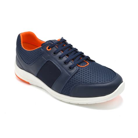 Cosyfeet Viva- Ladies Extra Wide Sports Trainer - Navy — Wide Shoes