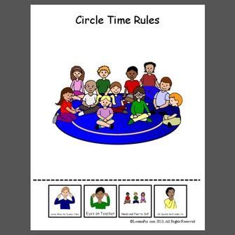 Circle Time Rules | Circle time, Circle, Career education