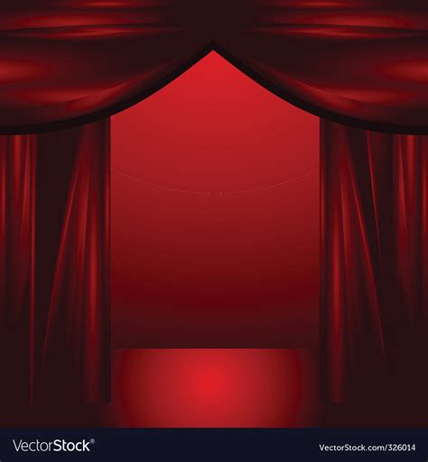 Theatre curtains Royalty Free Vector Image - VectorStock